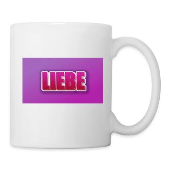 coole pinke Liebe - Tasse - Weiß - Rechts