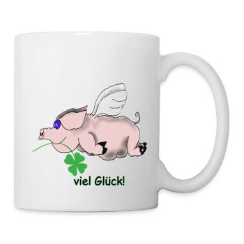 viel Glück - Tasse - Weiß - Rechts