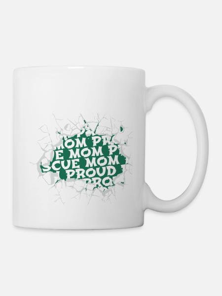 cool idée présente droits des animaux activisme blagues - Mug blanc - blanc