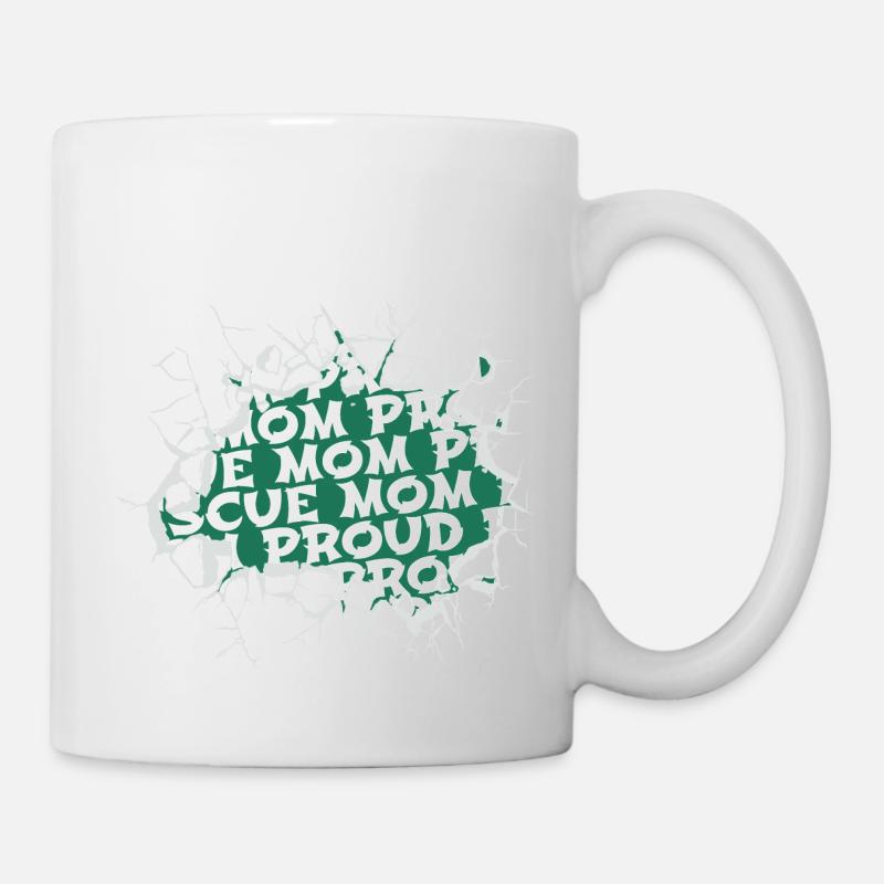 cool idée présente droits des animaux activisme blagues - Mug blanc - blanc
