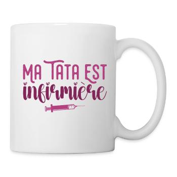 My aunt is a nurse - Mug - white - Right