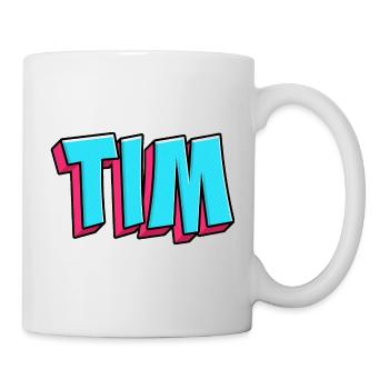 Image du nom : Tim - Mug blanc - blanc - Droite