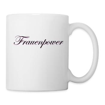 Women's Power lettering - Mug - white - Right
