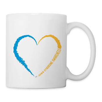 Down Syndrome Awareness Arrows Trisomy 21 T21 Men - Mug - white - Right
