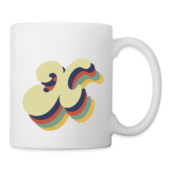 Retro x Letter - Mug - white - Right