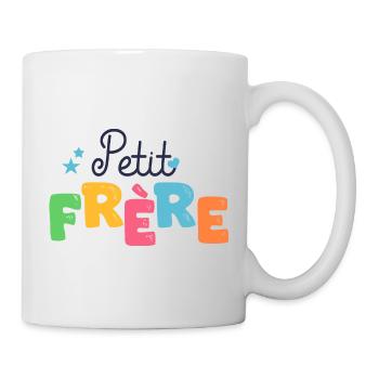 petit frère Cadeau naissance famille - Mug blanc - blanc - Droite