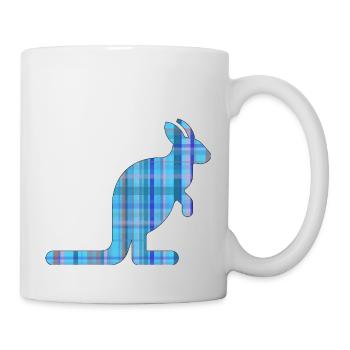 Känguru - Tasse - Weiß - Rechts