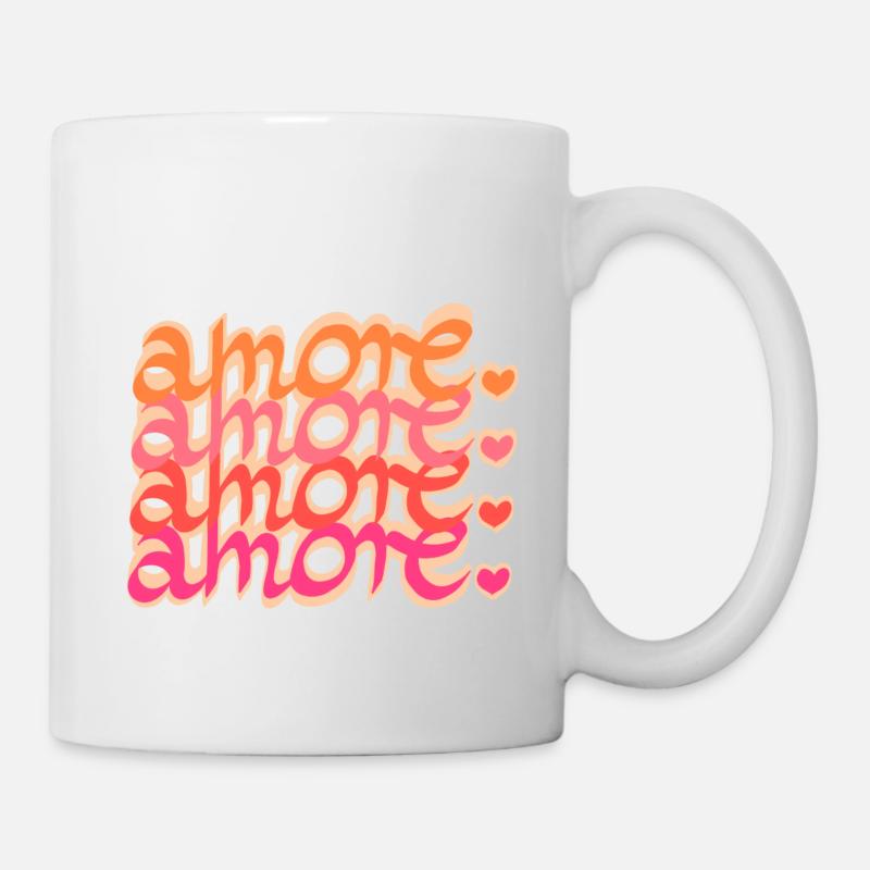 Cupidon Amour Amour - Mug blanc - blanc