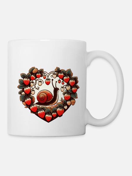 Escargot - Mug blanc - blanc