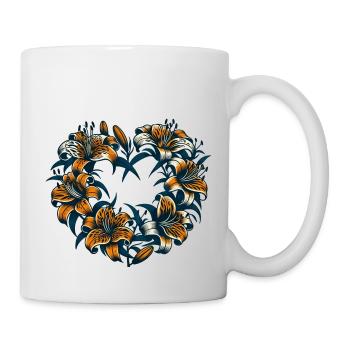 Tiger lily - Mug - white - Right
