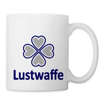 Lustwaffe - lustige Sprüche - Vers.1 - Tasse - Weiß - Rechts
