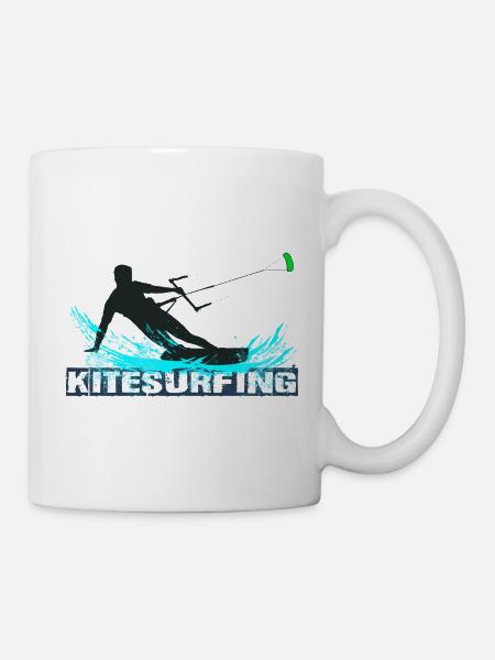Kitesurfing - Mug - white