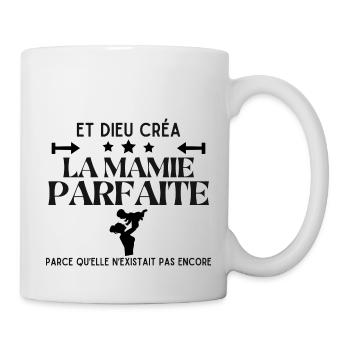 DIEU CREA LA MAMIE PARFAITE - Mug blanc - blanc - Droite