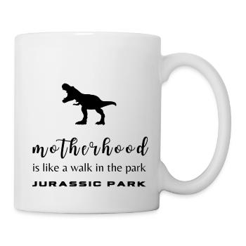 T-Shirt Maternité Dino - Mug blanc - blanc - Droite