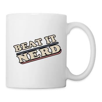 Battez-le Nerd 18 - Mug blanc - blanc - Droite