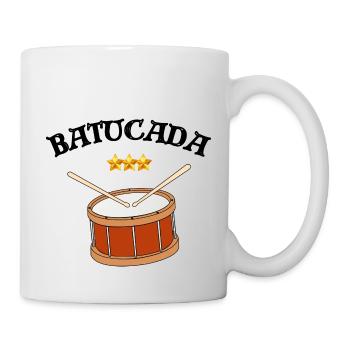 Batucada, Perkussion, Trommel - Tasse - Weiß - Rechts