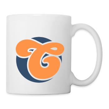 Letter c orange sport - Mug - white - Right