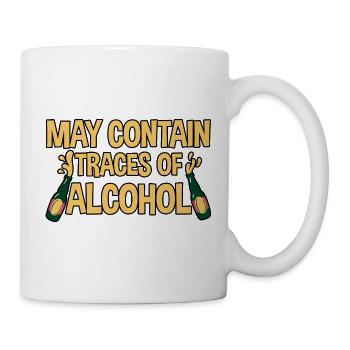 May Contain Traces Of Alcohol 4 - Mug - white - Right
