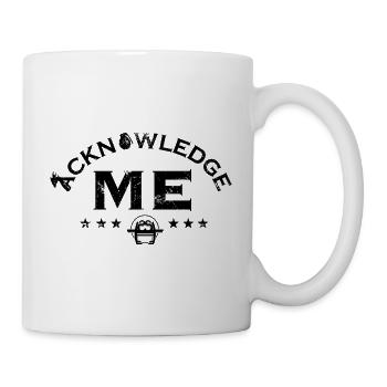 T shirt black - Mug blanc - blanc - Droite