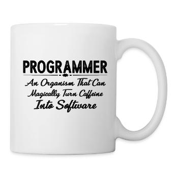 Organism That Can Turn Caffeine Into Software 4 - Mug - white - Right