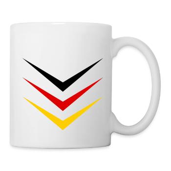 Germany Flag Sport Stripe - Mug - white - Right