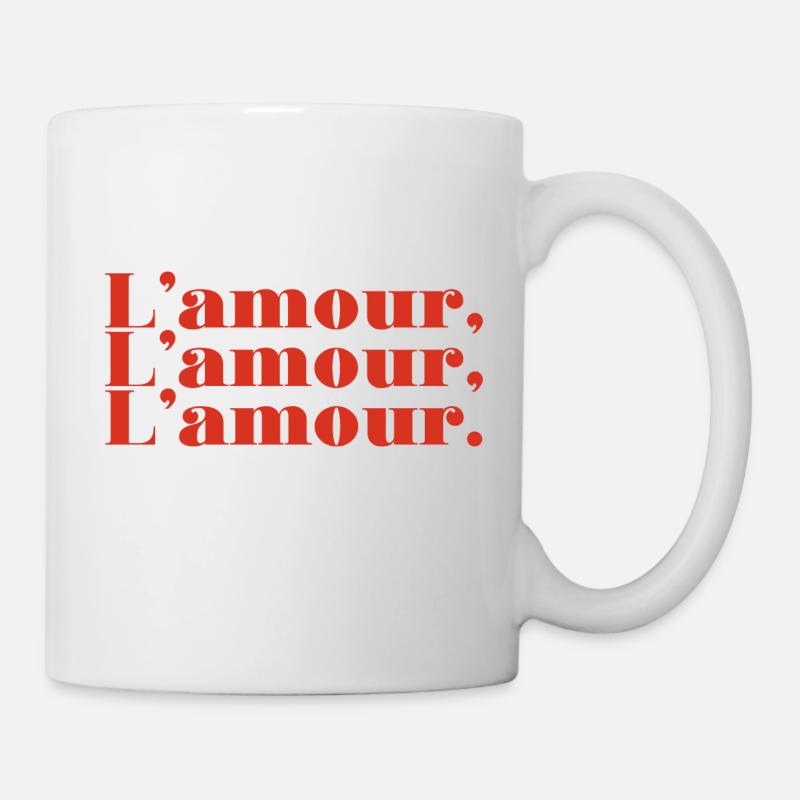 L’amour L’amour L’amour - Mug blanc - blanc