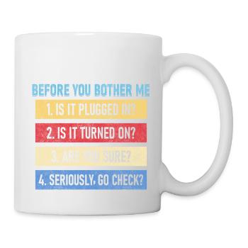 Computer Whisperer Tech Support Computer - Tasse - Weiß - Rechts