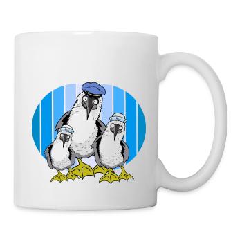 Oiseaux De Mer, Marins, Mouettes, Mouette, Maritime - Mug blanc - blanc - Droite