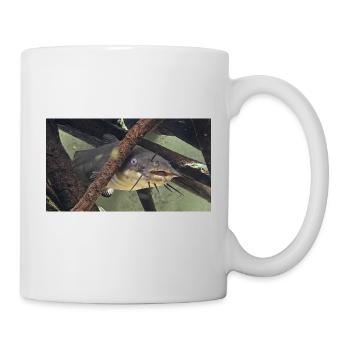 poisson chat aeiurus melas siluriforme xl - Mug blanc - blanc - Droite