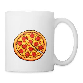 Pizza Salami - Mug - white - Right