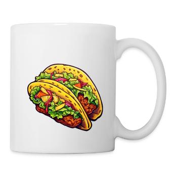 Taco double - Mug blanc - blanc - Droite