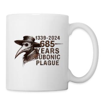 Ewige Pest - Tasse - Weiß - Rechts