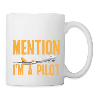 Ai-je mentionné que je suis un pilote 3 - Mug blanc - blanc - Droite