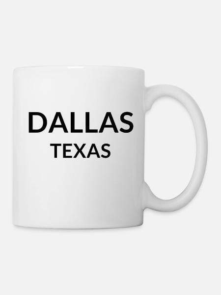 Dallas Texas USA - Tasse - Weiß