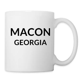Macon Géorgie États-Unis - Mug blanc - blanc - Droite