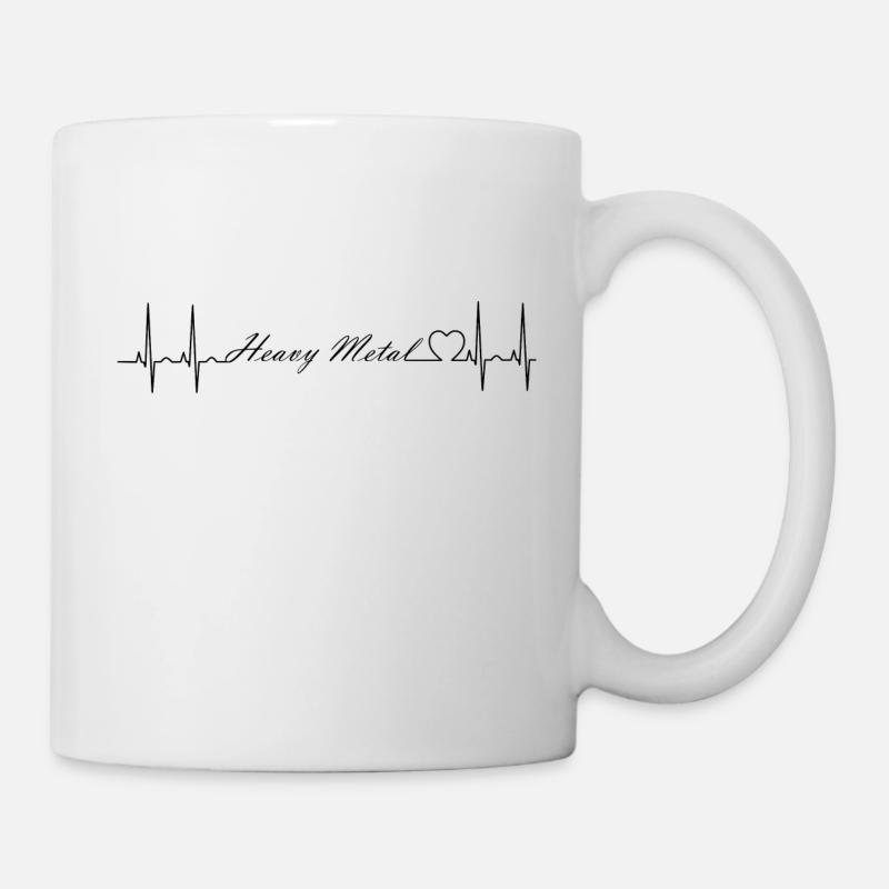 Heavy Metal - Tasse - Weiß