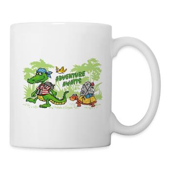 ADVENTURE AWAITS - Tasse - Weiß - Rechts