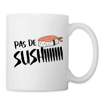 Pas de sushi. Pas de soucis - Mug blanc - blanc - Droite