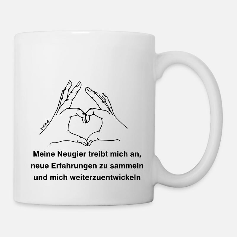 Signe du zodiaque Gémeaux - Mug blanc - blanc