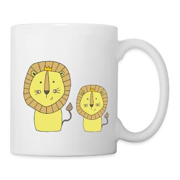 Leo father and son - Mug - white - Right