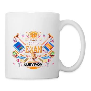 Bar Exam Survivor 17 - Tasse - Weiß - Rechts