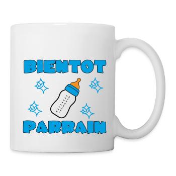 BIENTOT PARRAIN - Mug blanc - blanc - Droite