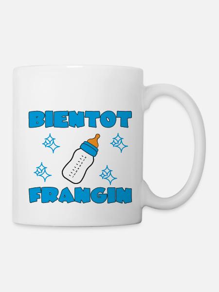 BIENTOT FRANGIN - Mug blanc - blanc