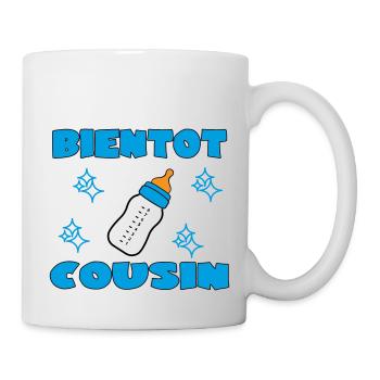 BIENTOT COUSIN - Mug blanc - blanc - Droite