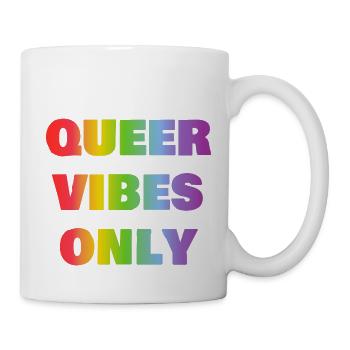 Queer vibes only - Mug - white - Right