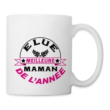 Zur besten Mutter des Jahres gewählt - Tasse - Weiß - Rechts