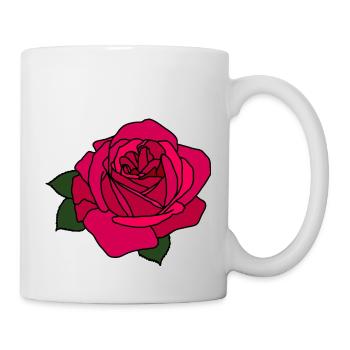 Pink Rose - Mug - white - Right