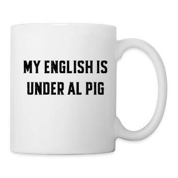 English for Runaways - Tasse - Weiß - Rechts