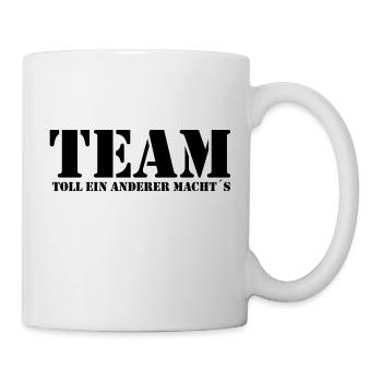 Team - Tasse - Weiß - Rechts