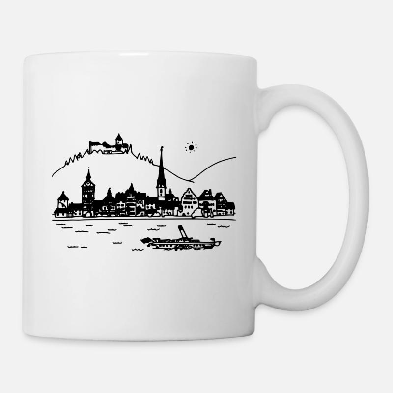 Stein am Rhein - Tasse - Weiß